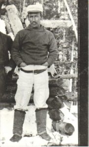 Great grandfather, Allan Goudie, near North West River, Labrador, ca. 1900.