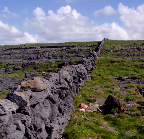 Andy Napping Near Doolin