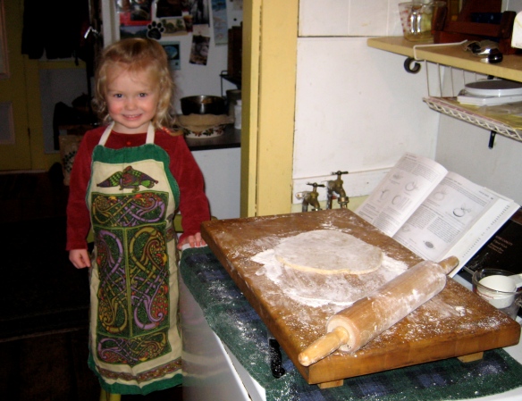 Auntie's little pastry helper