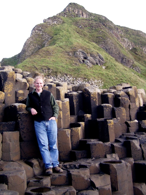Andy at the Giant's Causeway