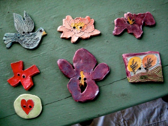 Jane Kaufmann Raku Buttons Jane Kaufmann Raku Buttons