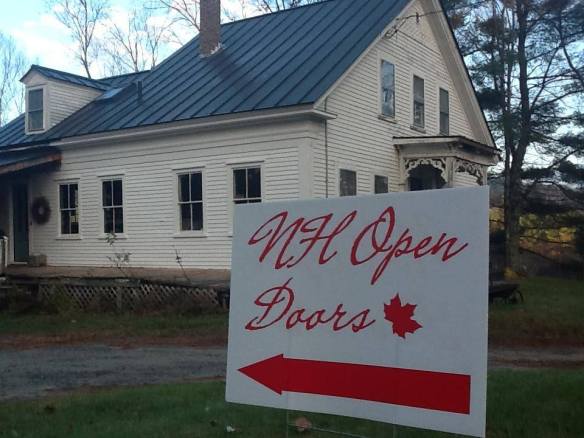 Felt hat maker, Carrie Cahill Mulligan's house in Canaan, New Hampshire, ready for the 2013 NH Open Doors event.