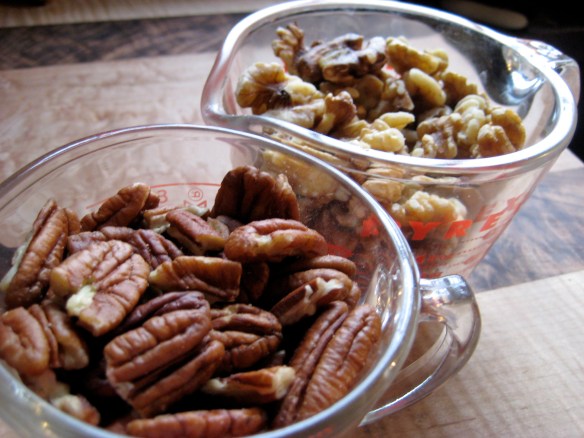 Pecans & Walnuts add welcome protein to this yummy quick bread.