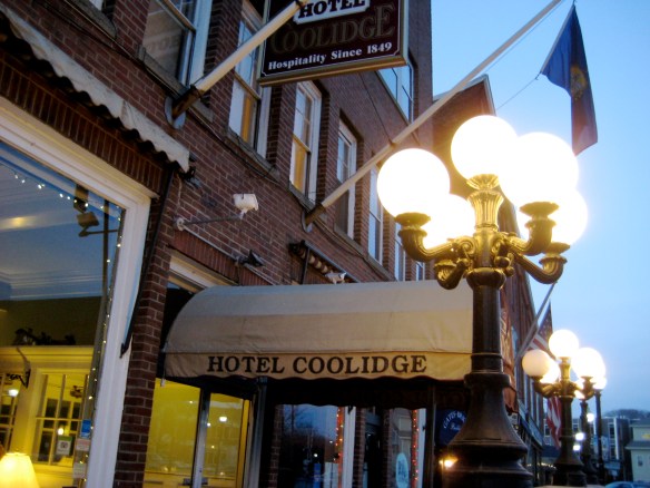 Innumerable skeins in yummy colors line the walls of White River Yarns.