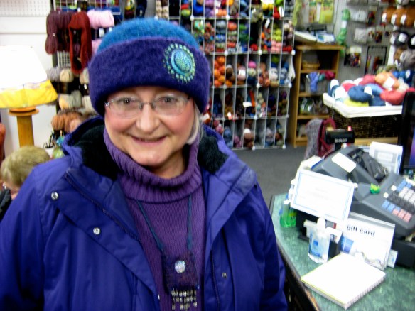 This Birthday Girl is treating herself to a one-of-a-kind felt hat this year... Happy birthday, Kate!